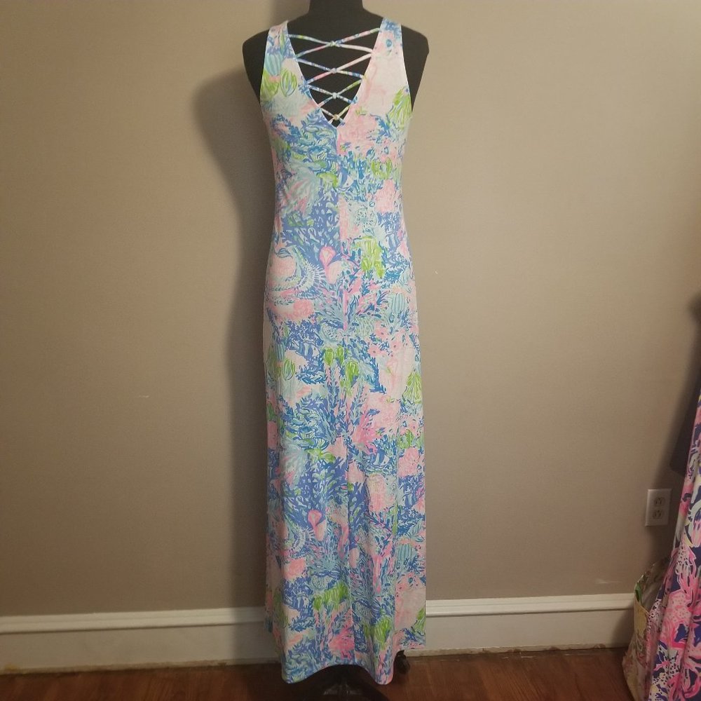 Lilly Pulitzer Crisscross Back Maxi Dress - Picture 4 of 5